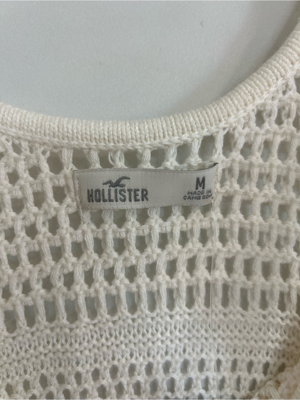 Hollister Ivory Crochet Tank Mini Dress - Picture 4 of 4